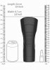 Self lubrication easy grip masturbator xl anal - flesh